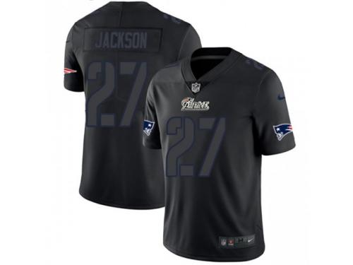 Limited Youth J.C. Jackson New England Patriots Nike Jersey - Black Impact Vapor Untouchable
