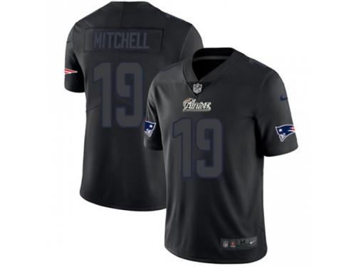 Limited Youth Malcolm Mitchell New England Patriots Nike Jersey - Black Impact Vapor Untouchable