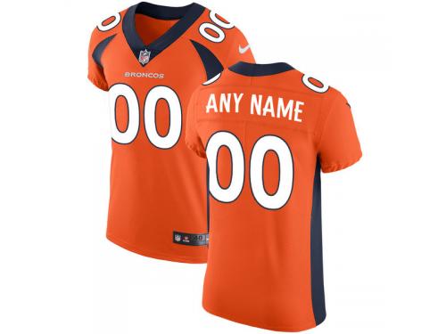 Men's Denver Broncos Nike Orange Vapor Untouchable Custom Elite Jersey