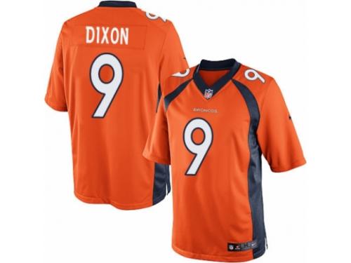Men's Nike Denver Broncos #9 Riley Dixon Limited Orange Team Color NFL Jersey