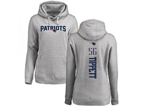 Nike Andre Tippett Ash Backer Women's - NFL New England Patriots #56 Pullover Hoodie