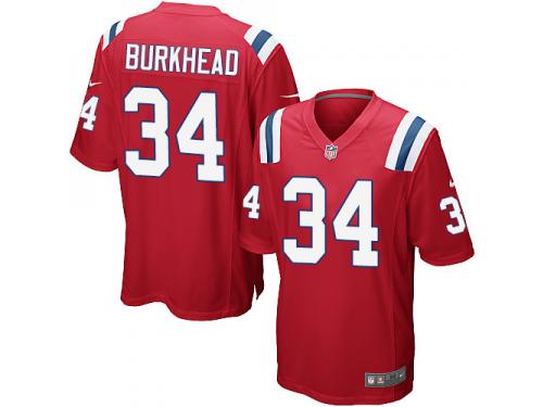Youth Game Rex Burkhead #34 Nike Red Alternate Jersey - NFL New England Patriots