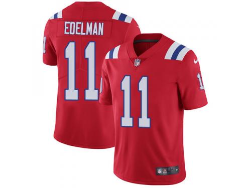 Youth Limited Julian Edelman #11 Nike Red Alternate Jersey - NFL New England Patriots Vapor Untouchable