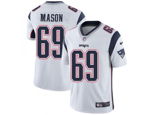 Youth Limited Shaq Mason #69 Nike White Road Jersey - NFL New England Patriots Vapor Untouchable