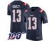 #13 Limited Phillip Dorsett Navy Blue Football Youth Jersey New England Patriots Rush Vapor Untouchable 100th Season