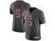 Danny Etling Men's Limited Gray Static Jersey Nike NFL New England Patriots Vapor Untouchable #5
