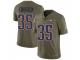 Limited Men's Keion Crossen New England Patriots Nike 2017 Salute to Service Jersey - Green
