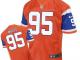 Men Nike Denver Broncos #95 Derek Wolfe Orange Game Jersey