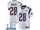 Men Nike New England Patriots #28 James White Vapor Untouchable Limited Player Super Bowl LII NFL Jersey