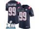 Men Nike New England Patriots #99 Vincent Valentine Limited Navy Blue Rush Vapor Untouchable Super Bowl LII NFL Jersey