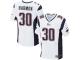 Men Nike NFL New England Patriots #30 Duron Harmon Authentic Elite Road White Jersey