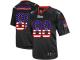 Men Nike NFL New England Patriots #88 Scott Chandler Black USA Flag Fashion Limited Jersey