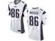 Men's Elite Rob Housler #86 Nike White Road Jersey - NFL New England Patriots