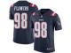 Men's Limited Trey Flowers #98 Nike Navy Blue Jersey - NFL New England Patriots Rush