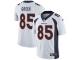Men's Limited Virgil Green #85 Nike White Road Jersey - NFL Denver Broncos Vapor Untouchable