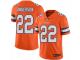 Men's Nike Denver Broncos #22 C.J. Anderson Elite Orange Rush NFL Jersey