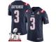 Men's Nike New England Patriots #3 Stephen Gostkowski Limited Navy Blue Rush Super Bowl LI 51 NFL Jersey