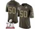 Men's Nike New England Patriots #50 Rob Ninkovich Limited Green Salute to Service Super Bowl LI 51 NFL Jersey