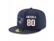NFL New England Patriots #80 Danny Adola Snapback Adjustable Player Hat - Navy White