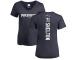Nike Danny Shelton Ash Backer V-Neck Women's - NFL New England Patriots #71 T-Shirt