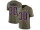 Nike Duron Harmon Limited Olive Youth Jersey - NFL New England Patriots #30 2017 Salute to Service