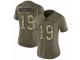 Women Nike New England Patriots #19 Malcolm Mitchell Limited Olive/Camo 2017 Salute to Service NFL Jersey