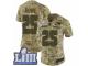 Women Nike New England Patriots #25 Eric Rowe Limited Camo 2018 Salute to Service Super Bowl LIII Bound NFL Jersey