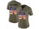 Women Nike New England Patriots #54 Donta Hightower Limited Olive/USA Flag 2017 Salute to Service NFL Jersey