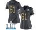 Women Nike New England Patriots #61 Marcus Cannon Limited Black 2016 Salute to Service Super Bowl LII NFL Jersey