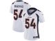 Women's Limited Brandon Marshall #54 Nike White Road Jersey - NFL Denver Broncos Vapor Untouchable