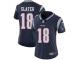 Women's Limited Matthew Slater #18 Nike Navy Blue Home Jersey - NFL New England Patriots Vapor Untouchabl