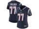 Women's Limited Nate Solder #77 Nike Navy Blue Home Jersey - NFL New England Patriots Vapor Untouchable